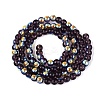Electroplate Transparent Glass Beads Strands EGLA-Q132-4MM-A13-2
