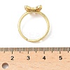 Brass Micro Pave Cubic Zirconia Adjustable Finger Rings for Women RJEW-A065-02G-5