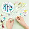 DIY Charm Keychain Wristlet Making Kit DIY-CA0004-51-3