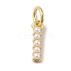 Rack Plating Brass with ABS Plastic Imitation Pearl Charms KK-B092-30I-G-1
