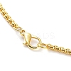 Golden Alloy Rhinestone Pendant Necklaces LS-NJEW-P284-02G-3