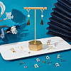 60Pcs 2 Colors 201 Stainless Steel Stud Earring Findings EJEW-UN0002-40-2