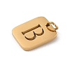 304 Stainless Steel Charms LS-STAS-R001-01G-B-2
