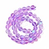 Synthetic Moonstone Beads Strands G-E573-01B-09-3