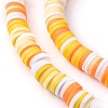 Handmade Polymer Clay Beads Strands CLAY-R089-6mm-T02B-09-7