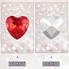 80Pcs 8 Styles Pointed Back Glass Rhinestone Cabochons RGLA-YW0002-08-3