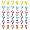 60Pcs 6 Colors Spray Painted Eco-Friendly Alloy Lobster Claw Clasps FIND-YW0001-40-NR-2