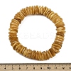 Natural Amber Beaded Stretch Bracelets for Men Women BJEW-L710-01C-5