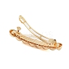 Alloy Hair Barrettes OHAR-H010-01H-KCG-3