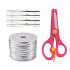 Plastic Wire Twist Ties AJEW-TA0017-18C-1