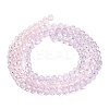Transparent Painted Glass Beads Strands X1-DGLA-A034-T3mm-A05-5