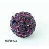 Polymer Clay Rhinestone Beads RB-H258-HD10mm-204-1