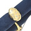 Brass Micro Pave Clear Cubic Zirconia Cuff Rings RJEW-M029-04G-3