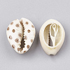 Printed Natural Cowrie Shell Beads X-SHEL-S274-02E-2
