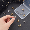 12Pcs 2 Colors 316 Surgical Stainless Steel European Beads STAS-DC0007-89-2