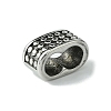 Retro 304 Stainless Steel Slide Charms STAS-G331-11AS-2