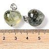Natural Prehnite Pendants G-J386-H17-P-3