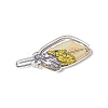 Transparent Printed Acrylic Pendants LS-TACR-G042-01D-3