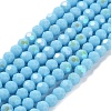 Opaque Glass Beads Strands EGLA-A035-P8mm-L08-1