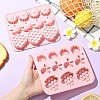 2Pcs Bees & Flower & Honeycomb Shape Silicone Molds ST-CJ0043-008-4