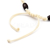 Adjustable Korean Waxed Polyester Cord Braided Bead Bracelets BJEW-JB05438-02-3