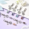 7Pcs Tibetan Style Alloy Pendant Decorations HJEW-JM04102-1
