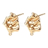 SHEGRACE Brass Stud Earring Findings XGRQ64841-869G-1