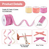 30 Yards 3 Colors Single Face Velvet Ribbon SRIB-TA0001-07-3