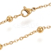304 Stainless Steel Cable Chain Necklaces NJEW-M183-5G-3