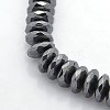 Electroplate Non-magnetic Synthetic Hematite Beads Strands G-J208H-03-1