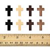 100Pcs 4 Colors Wooden Pendants WOOD-FS0001-50-5