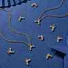 20Pcs Brass Micro Pave Colorful Cubic Zirconia Charms KK-SZ0004-71-6