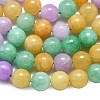 Natural Malaysia Jade Beads Strands G-L645-A01-8mm-34-4