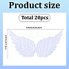 20Pcs Cloth Angel Wings AJEW-GF0012-62B-2