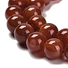 Natural Striped Agate/Banded Agate Beads Strands G-B079-A05-03A-4