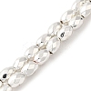 Electroplated Strong Magnetic Synthetic Hematite Beads Strands G-P518-03D-1