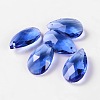 Faceted Teardrop Glass Pendants LS-X-GLAA-O008-B17-1