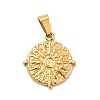 PVD Vacuum Plating 304 Stainless Steel Pendants STAS-F277-29G-1
