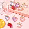 10Pcs 5 Styles Transparent Acrylic Pendants MACR-FS0002-09-8