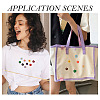 66 Pcs Flower Embroidery Cloth Iron On/Sew On Patches DIY-TA0013-05-9
