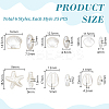 210Pcs 6 Styles ABS Imitation Pearl Beads OACR-GA0001-26-2