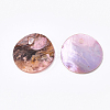 Spray Paint Natural Akoya Shell Pendants SHEL-S274-75C-02-2