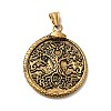 304 Stainless Steel Big Pendants LS-STAS-D091-12AG-1