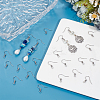 SUNNYCLUE 300Pcs 304 Stainless Steel Earring Hooks STAS-SC0008-26-4