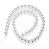 Electroplate Non-magnetic Synthetic Hematite Bead Strands X-G-Q466-2mm-02-2
