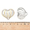 304 Stainless Steel Two Tone Stud Earrings EJEW-D319-01GP-5