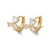 KC Gold Plated Brass Micro Pave Cubic Zirconia Hoop Earring EJEW-L271-11KCG-07-1