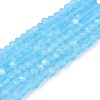 Transparent Glass Beads Strands LS-EGLA-A044-T2mm-MB08-1