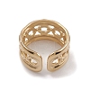Ion Plating(IP) 304 Stainless Steel Cuff Rings RJEW-G285-38G-3