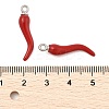 Rack Plating Alloy Enamel Pendants PALLOY-R451-07P-01-3